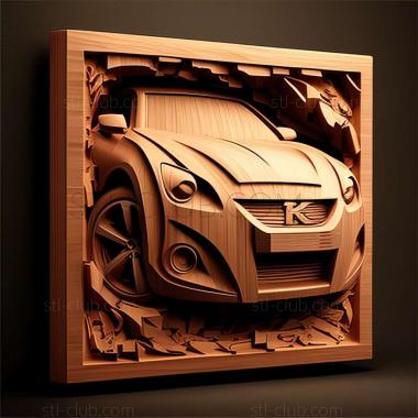 3D model Nissan Rnessa (STL)